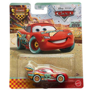 Mașinuță Cars Fulger McQueen cu roți bleu 1/55 – Mattel