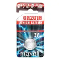 Maxell: Baterie litiu alcalină CR2016 1 bucată pachet blister