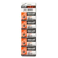Maxell: Baterii alcaline LR41 1,5V 10 bucăţi la pachet blister