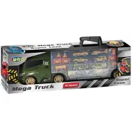 Mega camion militar set de joacă transportabilă 16 bucăți