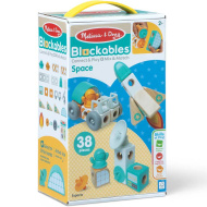 Melissa&amp;Doug: Blockables - Set de joacă din lemn în spațiu - Spin master