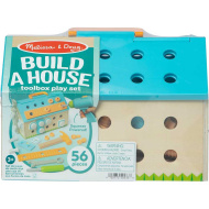 Melissa &amp; Doug: Construiește o casă set de joacă cu 56 de piese - Spin Master
