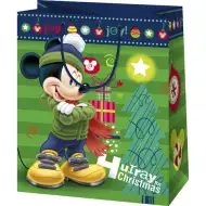 Mickey Mouse pungă cadou exclusivă dimensiune medie 18x10x23cm