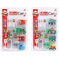 Mini Car: mașinuță set 4 bucăți în două variante diferite
