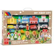 Molto: Nature My First oraș lemn set de joacă 55 de bucăți