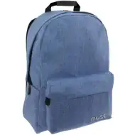 Must: Albastru Monochrome Jeans rucsac, ghiozdan 32x17x42cm