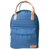 Must: Geantă de școală rotunjită albastră, rucsac 40x30x12cm