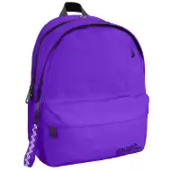 Must: Geantă școală mov rotunjită cu patru compartimente, rucsac 32x19x42cm
