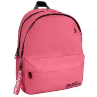 Must: Geantă școlară rotunjită, roșu deschis, cu patru compartimente, rucsac 32x19x42cm