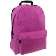 Must: Pink Monochrome Jeans rucsac, ghiozdan 32x17x42cm