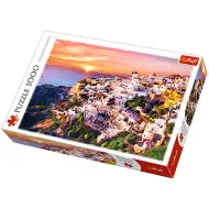 Apus de Soare Santorini 1000 bucăţi puzzle - Trefl