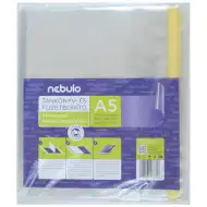 Nebulo: Copertă caiet A5 cu 10 folii netede autoadezive
