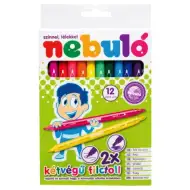Nebulo: Marker cu două vârfuri set de 12 bucăți