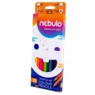 Nebulo: set creioane colorate formă triunghi de 12 bucăți
