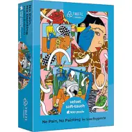 No pain, No painting catifea moale la atingere 500 bucăți puzzle - Trefl