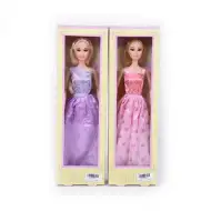 Păpușă de modă în două variante, în haine de seară 29cm