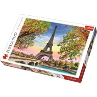 Parisul Romantic puzzle 500 bucăți - Trefl