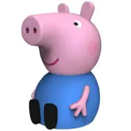 Peppa Pig: figurină care stă
