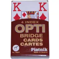 Cărţi de joc Remi Opti Bridzs 1*55 de cărţi - Piatnik