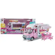 Pink Food Truck mașină cu funcții 1/28