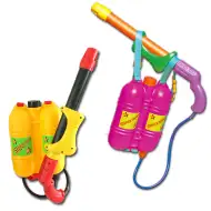 Pistol cu apă cu două rezerve - D. Toys