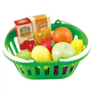 Playgo: Set de fructe în coş 13 bucăţi