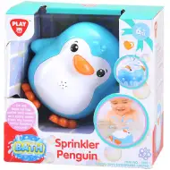 Playgo: pinguin culoarea albastră jucărie pentru baie - stropește