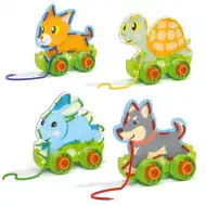 Quercetti: Montessori jucărie animale set 4 bucăți