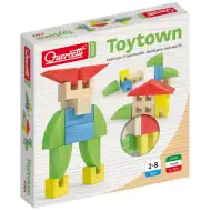 Quercetti: ToyTown Basic jucărie creativă 15 bucăţi din lemn