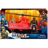 Rescue Team elicopter de pompieri cu figurină