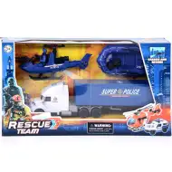Rescue Team set de jucărie poliție cu barcă