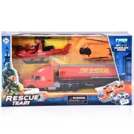 Rescue Team set de jucărie pompieri cu barcă