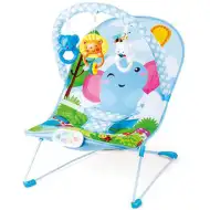 Scaun de odihnă muzicală și vibrație cu model elefant