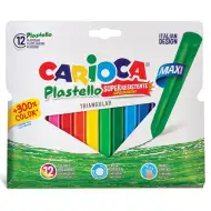 Set cretă desen triunghiular Jumbo 12 buc. - Carioca