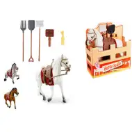 Set de joacă cai cu scule și accesorii 16 cm mai multe variante