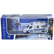 Set de joacă poliție cu mașină și 2 bucăți de figurine