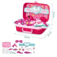 Set geantă de mână înfrumusețare 17 bucăți set