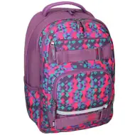 Spirit: Campus ghiozdan rotunjit mov, rucsac 46x33x22cm