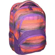 Spirit: Freedom ghiozdan rotunjit cu dungi colorate, rucsac 45x33x26cm