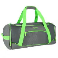 Spirit: Gym geantă de sport neon verde-gri 20x51x23cm