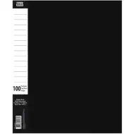 Spirit: Mapă prezentare negru A4 cu 100 buzunare