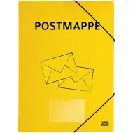 Spirit: Postmappe galben PVC dosar cauciuc A4