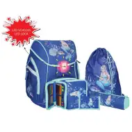 Spirit: Sirenă albastră 5 bucăți set rucsac cu accesorii