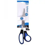 Spirit: Soft Grip negru-albastru foarfecă 21cm