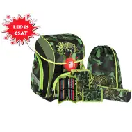 Spirit: Triceratops LED model 3D rucsac, ghiozdan set 5 bucăți