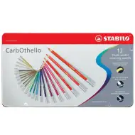 Stabilo: CarbOthello 12 bucăți set creioane colorate în cutie metal