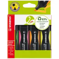 Stabilo: GREEN BOSS textliner set 4 bucăți