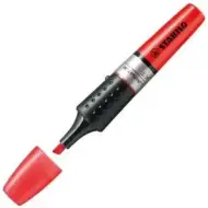 Stabilo: Luminator textliner culoarea roșie