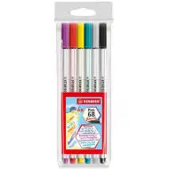 Stabilo: Pen 68 brush set de 6bc