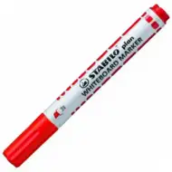 Stabilo: Plan WhiteBoard marker vârf tăiat culoarea roșie